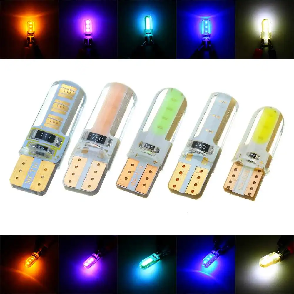 CLAITE T10 W5W 194 168 COB Светодиодные Автомобильные Боковые клиновидные габаритные огни