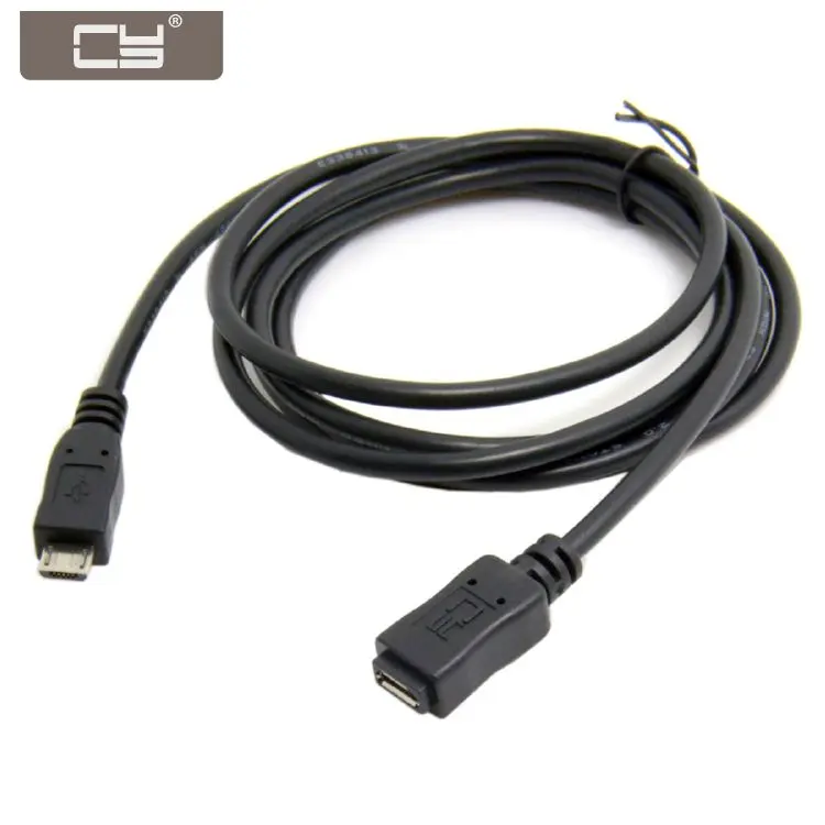

CY Full Pin Connected Micro USB 2.0 Type 5Pin Male to Female Cable for Tablet & Phone & CY & OTG Extension Cable 5ft 150CM