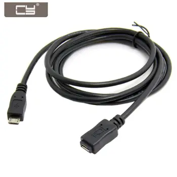 

NGFF Full Pin Connected Micro USB 2.0 Type 5Pin Male to Female Cable for Tablet & Phone & & OTG Extension Cable 5ft 150CM