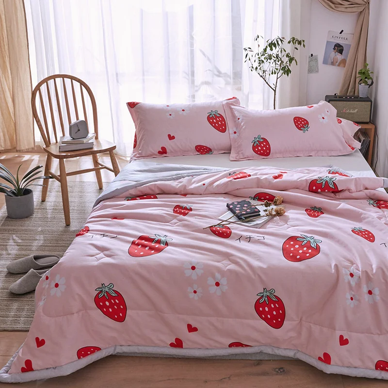 

100% cotton Summer Blanket Air Condition Quilt Suitable for Adults Kids Bedspread Summer Quilt Comforter Bed Cover Quilting