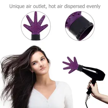 

Hand Shaped Hair Dryer ​Air ​Diffuser Hair Styling Salon Curly Blower Tools Hairdressing Supplies Barber Accessories