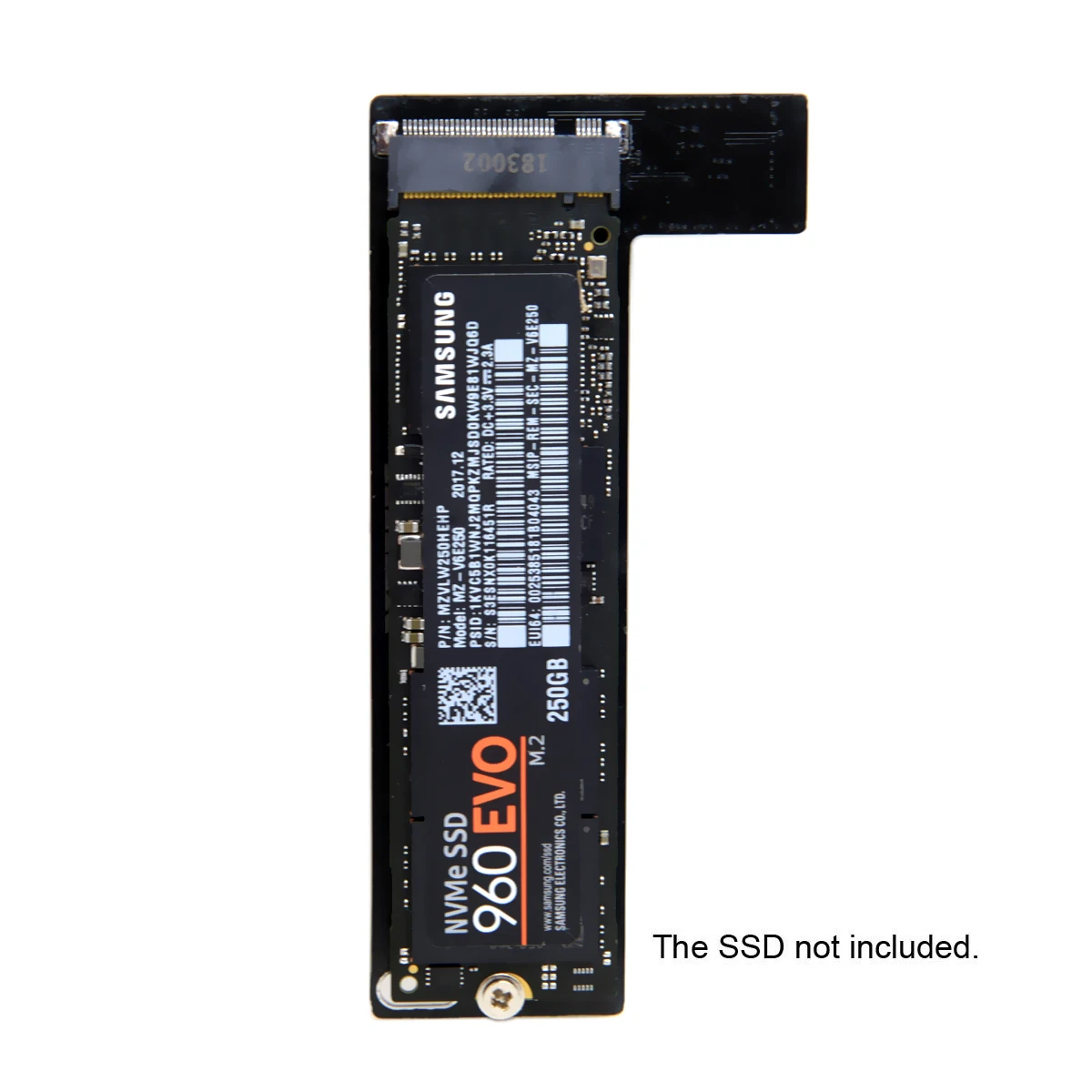 NVME M.2 NGFF M-Key SSD Convertor Card for 2014 Macbook Mini A1347 MEGEN2 MEGEM2 MEGEQ2 Black