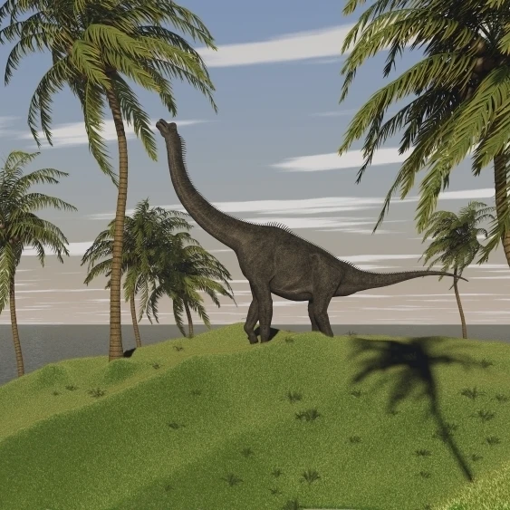 brachiosaurus footprint