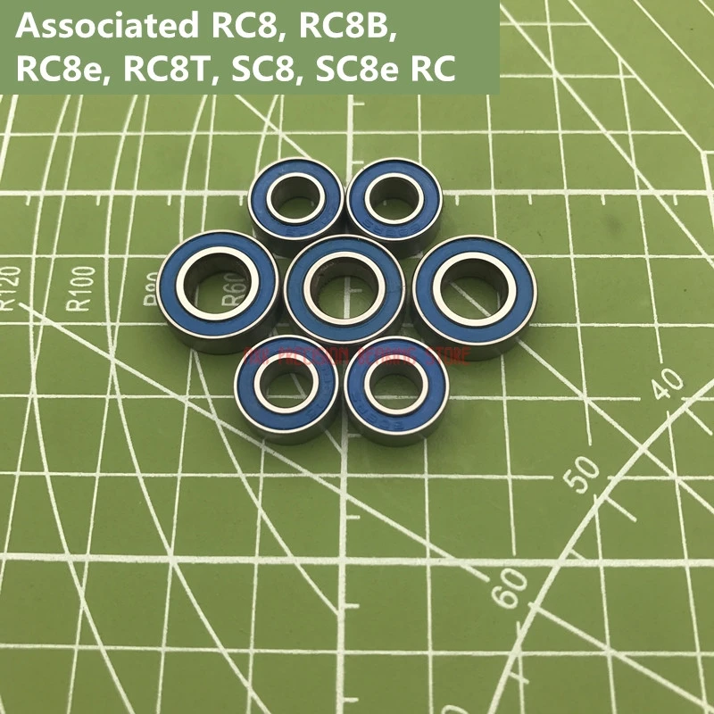 Новое поступление набор из связанных Rc8, Rc8b, Rc8e, Rc8t, Sc8, Sc8e радиоуправляемая модель автомобильный подшипник Инлайн роликов, Rulman