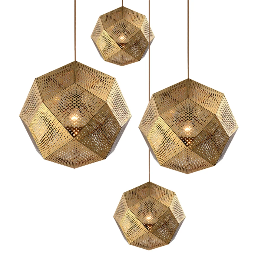 

Nordic Geometry Box Bric Tom Dixon Pendant Lights Balcony Dining Room Living Room Modern Simplicity Stair Hanger Lamp Fixture