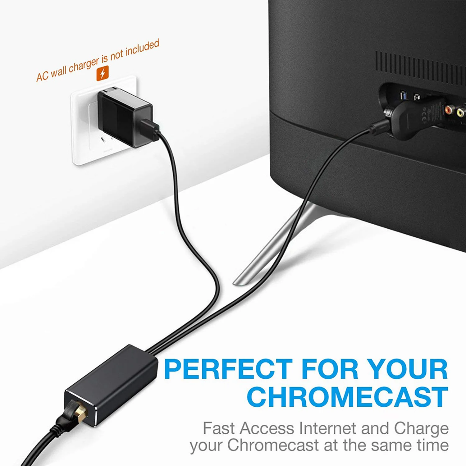 Besegad 100mbps высокоскоростной Micro Ethernet адаптер сетевая карта для Amazon Fire TV Stick Raspberry Pi