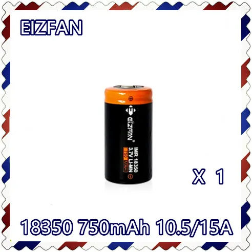 

EIZFAN IMR 18350 750mAh 15A rechargeable Battery EFAN for Vaporesso Joyetech ESPION Eleaf iStick Pico Ehpro Prime Vape Mok E-CIG