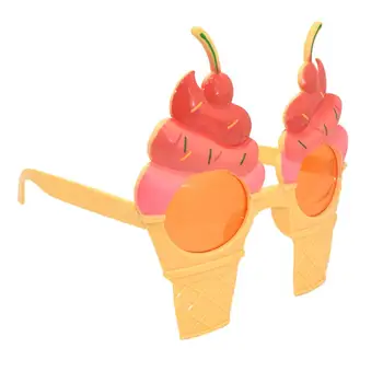 

1PC Practical Useful Fashion Durable Plastic Accessories Party Funny Glasses Ice Cream Glasses Plastic Multiple Party Glasses