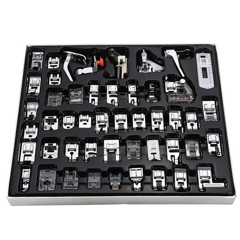 

48Pcs Sewing Machine Presser Foot Feet Tool Kit Set Multiple Application For Brother Singer Set Sewing Machine Tools Set