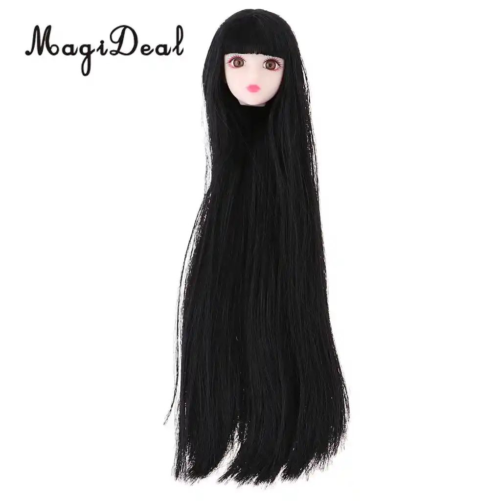 Dolls DIY Parts Dress-up Accessory Straight Wig Hair For 1//3 BJD SD Dollfie