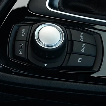 

Car Media button decoration stickers interior Cover Trim For BMW 2 Series F45 F46 218i 2015-2019 Accessories ABS car styling