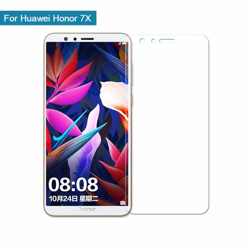 Закаленное стекло 9H для Huawei Honor 7X Защита экрана 7x Защитная пленка 2.5D защита от