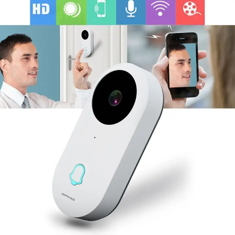 

Wireless WiFi Video Doorbell Camera Intercom Smart Door Bell for Phone IOS Android APP Control Smart WiFi Video Doorbell