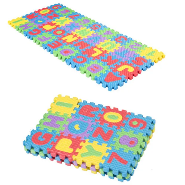 36pcs Soft Eva Foam Puzzles Newborn Kids Baby Play Floor Mat Alphabet