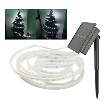 

New Arrival Decoration Strip String Light LED Solar Power Lamp Bar Pipe Waterproof Outdoor Christmas Garden