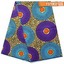 Классический дизайн принтованная африканская восковая ткань с покрытием Анкара вощеная ткань для мужчин и женщин и детей 6 ярдов в партии