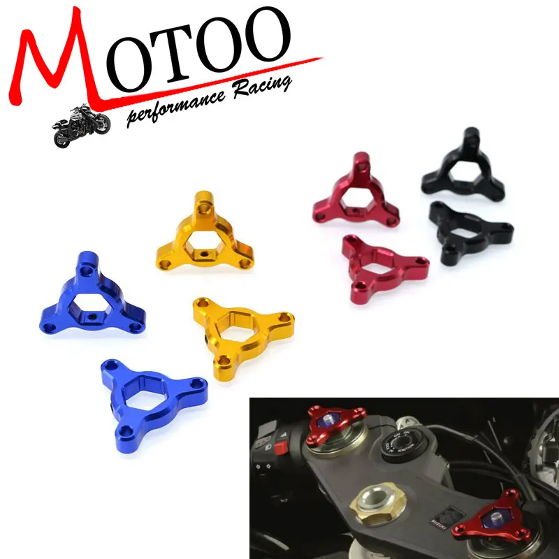 

Motorcycle Accessories CNC Aluninum 17mm Suspension Fork Preload Adjusters Fow BMW S1000RR HONDA