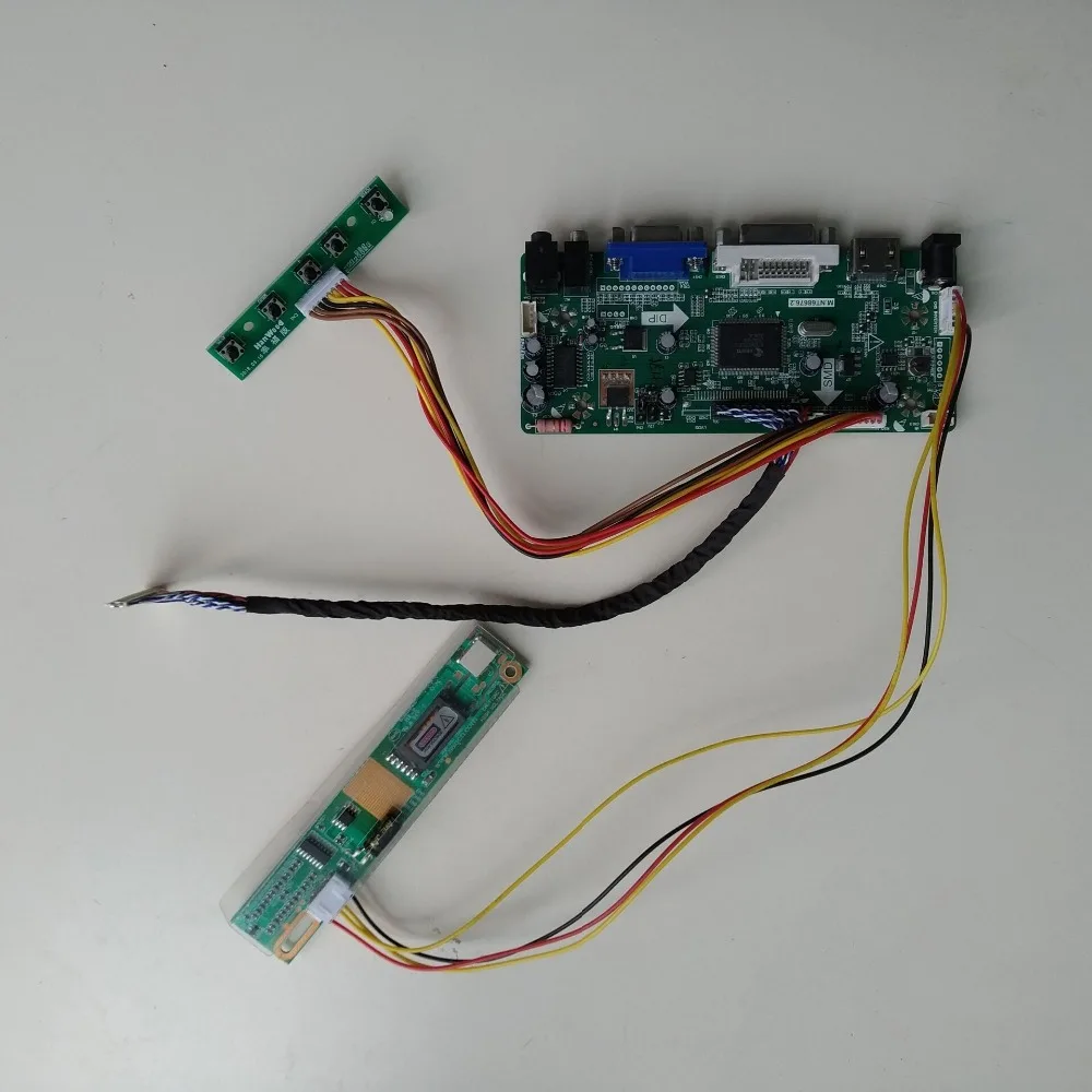  LCD LED HDMI DVI VGA Aduio diy controller driver board for 15.4