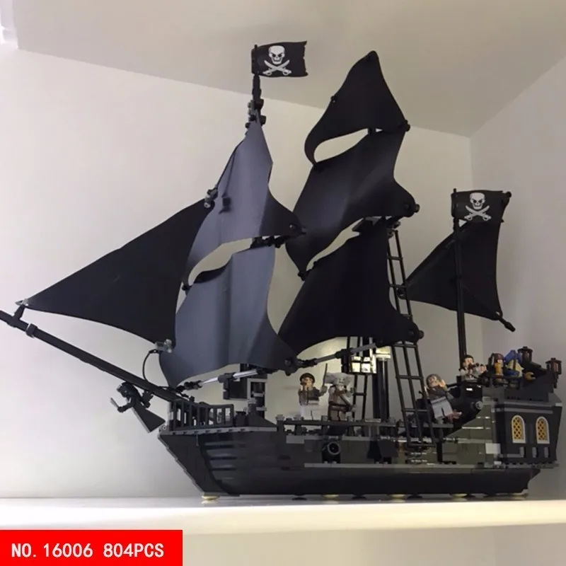 

Lepin 804pcs Will Film Series Increase Le After Alpinia Oxyphylla Science And Spelling New Toys 16006 The Black Pearl Children