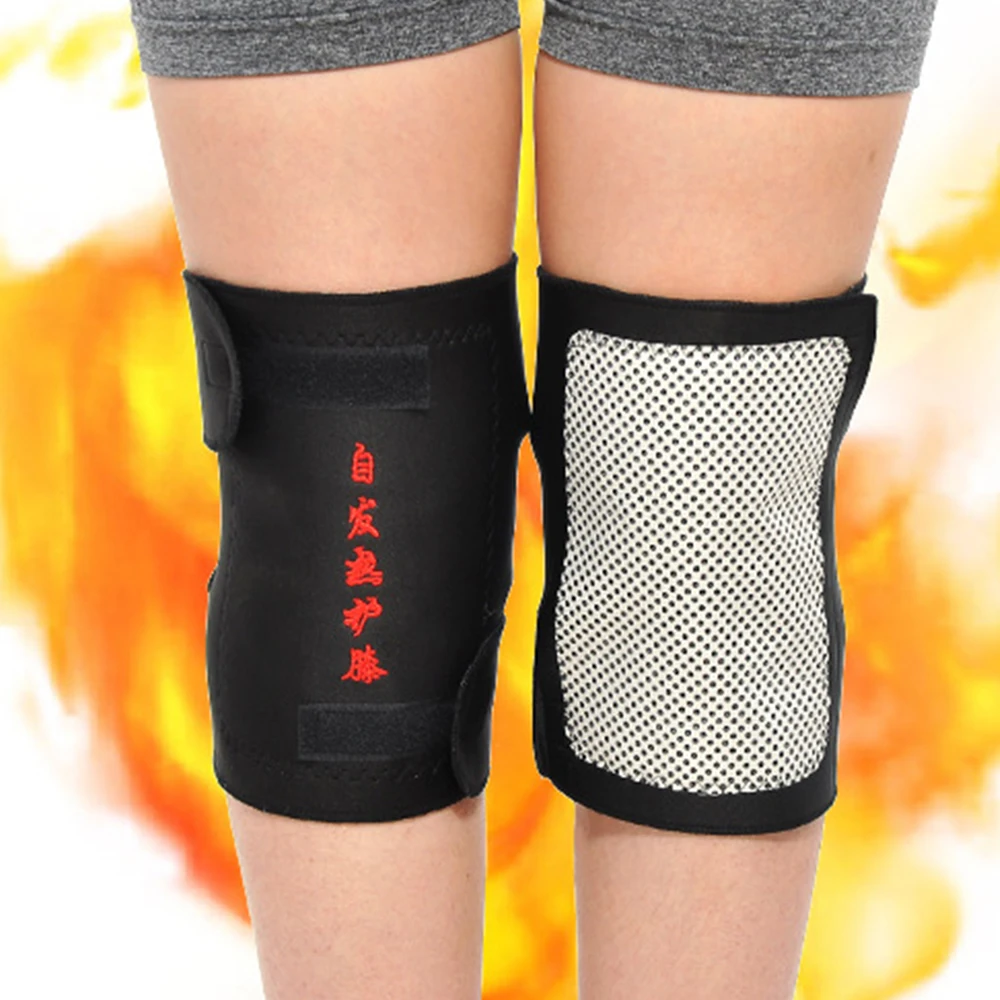 1 Pair Tourmaline Knee Pads Therapy Kneepad Belts Self Heating