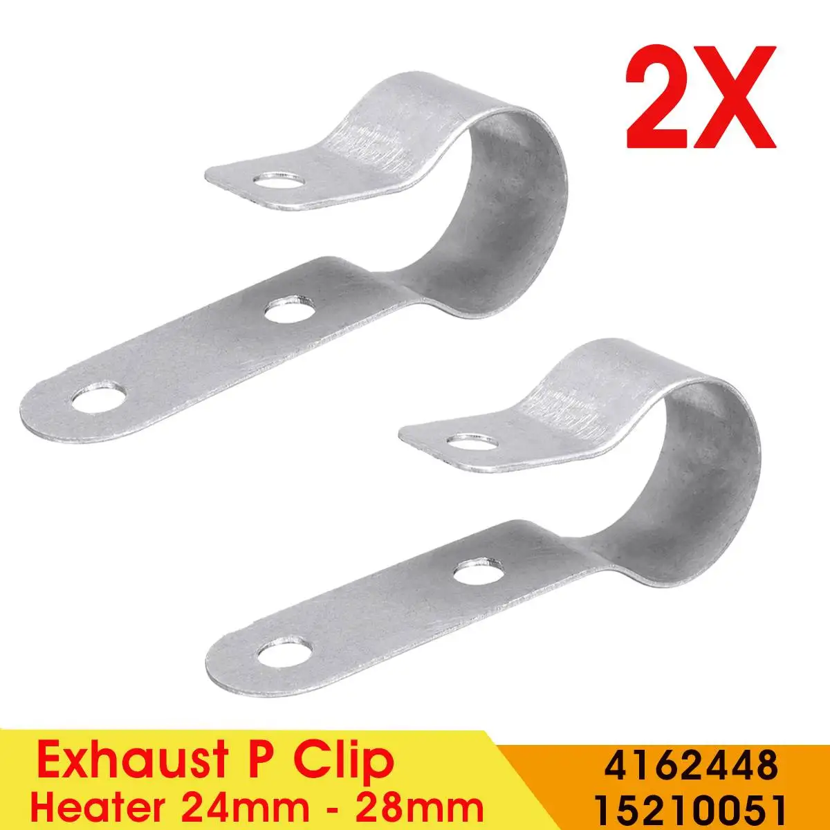 

Pair Car Air Parking Heater 24mm-28mm Exhaust P Clip for Diesel Heater For All Eberspacher D2 D4 Airtronic Eberspacher D1LC