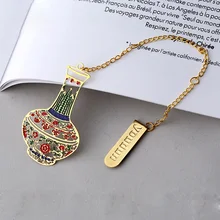 30 шт./лот Kawaii Творческий Ретро Металл Цветок горный ваза кулон закладки для книг канцелярские принадлежности для офиса и обучения детей подарок на день рождения