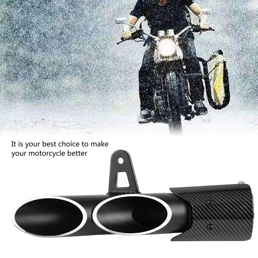 Универсальный глянцевый черный 51 мм мотоцикл слипоны Глушитель выхлопная труба максимальная прочность аксессуары для мотоциклов