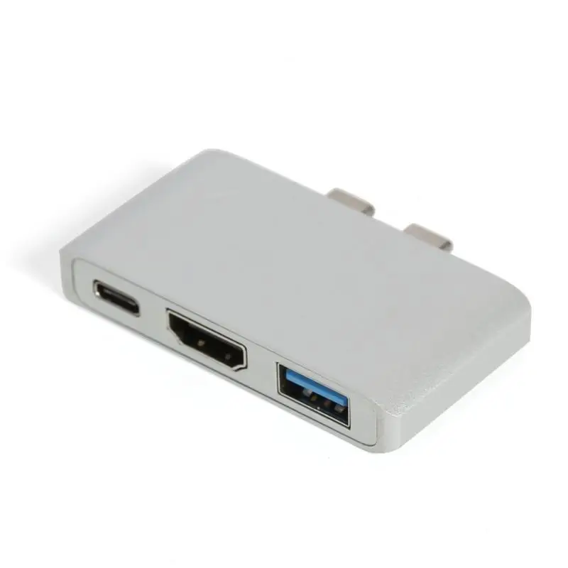 Адаптер Bluetooth Dual type C к 4K HDMI USB 3,0 PD 3 в 1 сплиттер адаптер Bluetooth Recever для ноутбука MacBook Pro