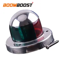 Нержавеющая сталь DC 12 V светодиодный двухцветная лампа для крепления на палубе морской лодки с бантом
