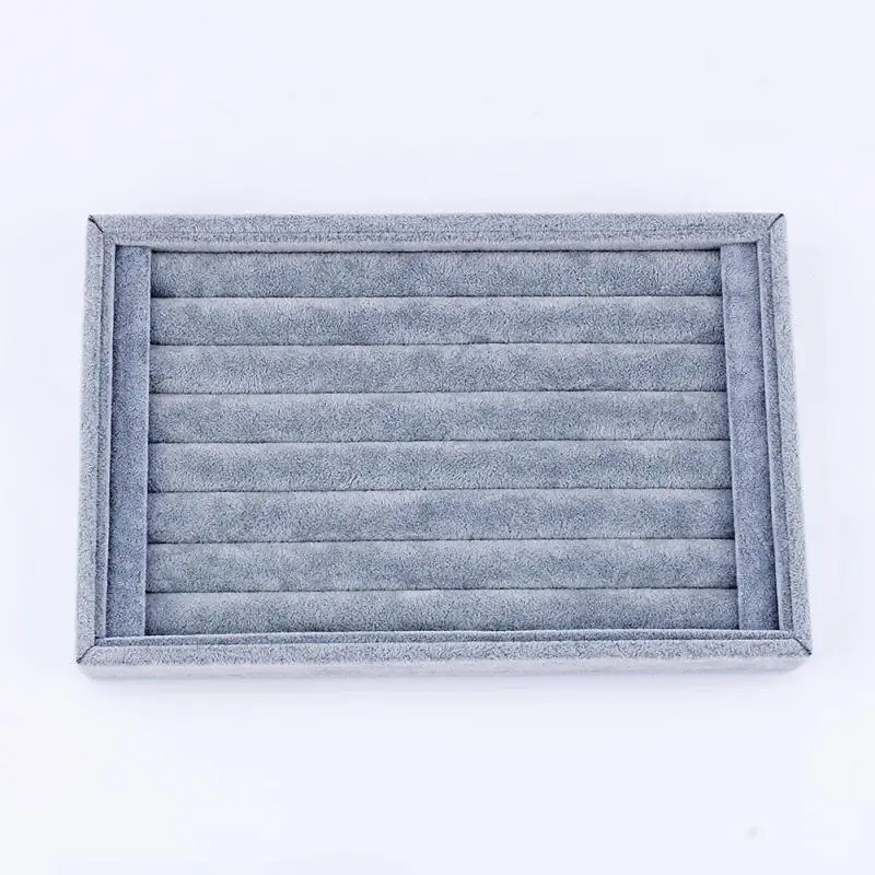 Кольцо ювелирных изделий Дисплей Коробка для хранения лоток Чехол Органайзер