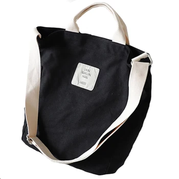

NEW-Women Fashion Casual Canvas Multifunctional Messenger Bag Ladies Shoulder Bags Bookbag Large Shopping Bag Tote