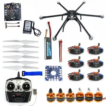 Шестиосевой гексакоптер летательный аппарат в разобранном виде полный комплект рамы Radiolink 8CH TX& RX ESC Мотор KK плата зарядного устройства для аккумулятора F10513-B