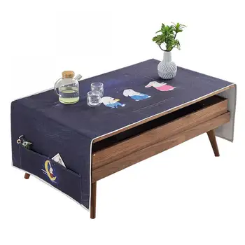 

Waterproof Table Cloth Rectangle Table Cover Tablecloth Home Kitchen Decoration Dustproof Printed Coffee Table Cover Home Decor