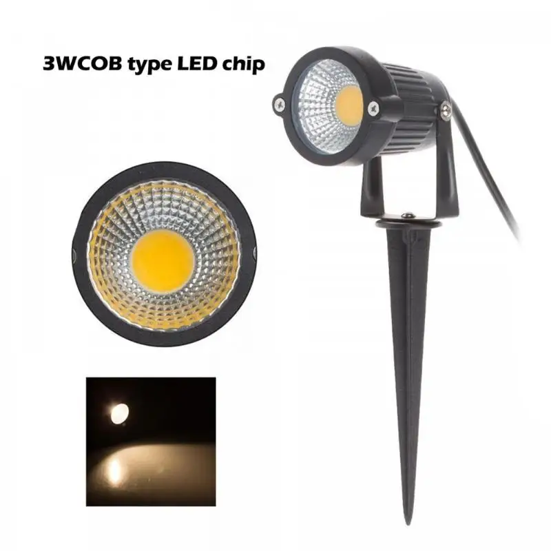 3 Вт/5 Вт/7 Вт COB LED точечный свет садовая лужайка лампа AC 85 в 256 водонепроницаемые