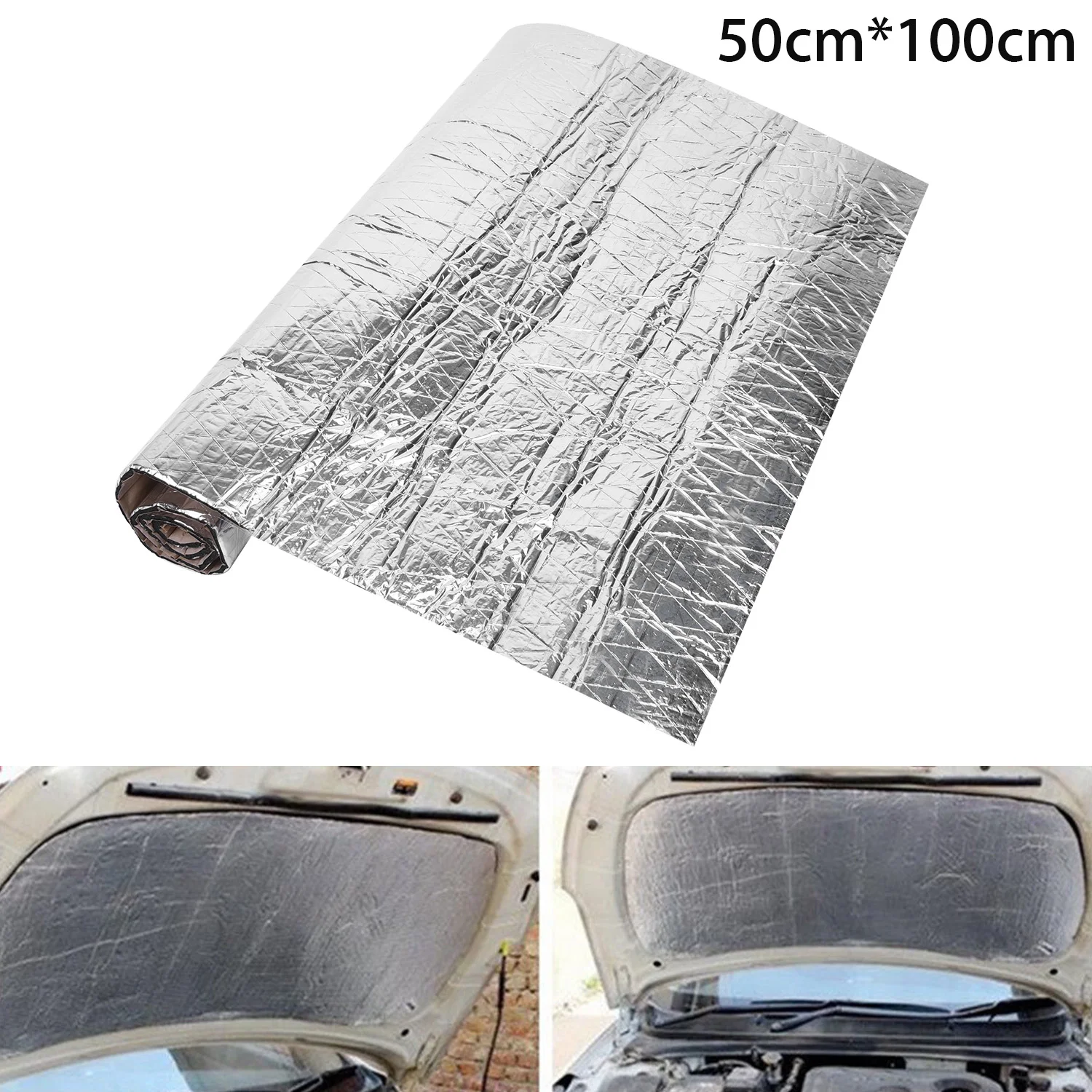50cm*100cm*5mm Car Auto Van Sound Proofing Deadening Insulation Foam