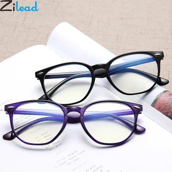 

Zilead Anti Blue Light Round Computer Glasses Eyewear Frame For Women&Men HD UV Optical Spectacle Glasses Eyeglasses Unisex