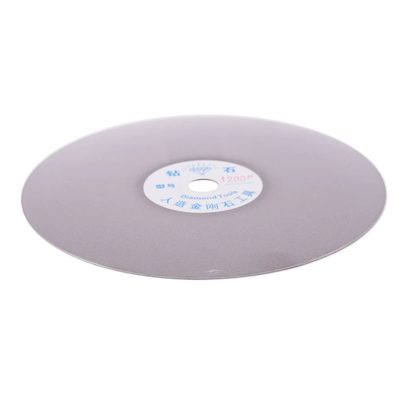 Горячая 1 шт. 6 дюймов зернистость 1200 с алмазным покрытием плоский круг шлифовальный полировальный диск