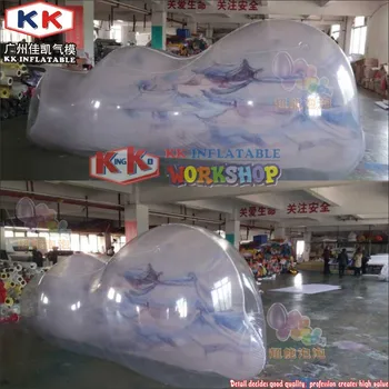 

NEW deign promotional giant inflatable cloud helium balloon