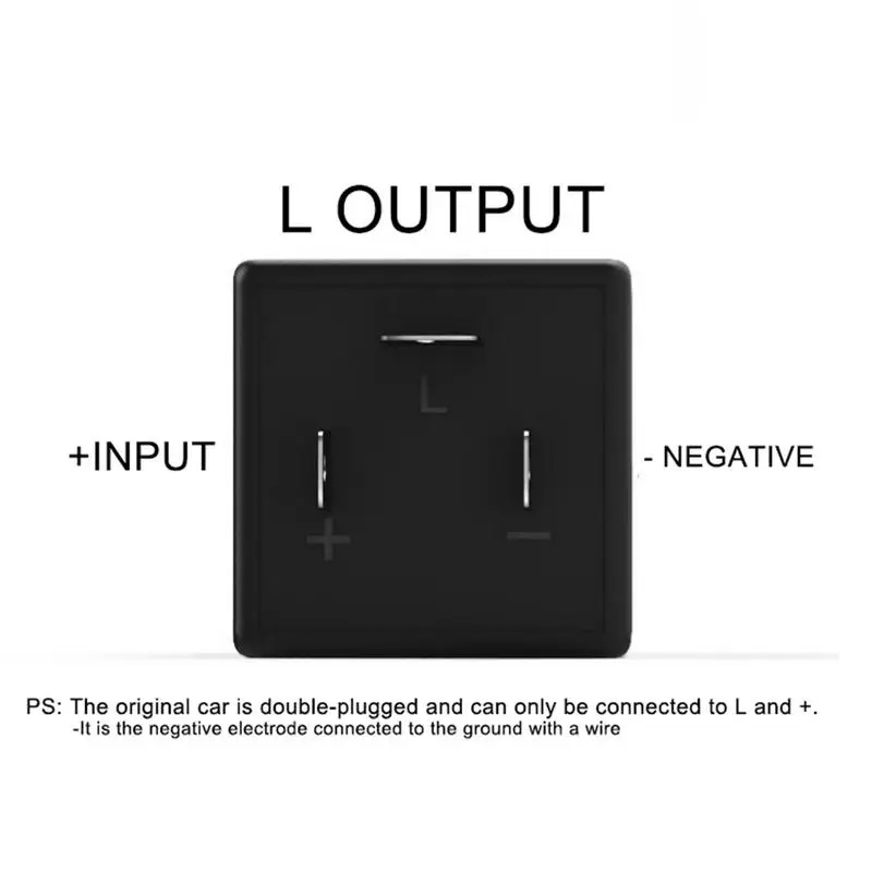 

12V 3-Pin LED Electronic Flash Relay For Car Steering Dimmable Sign
