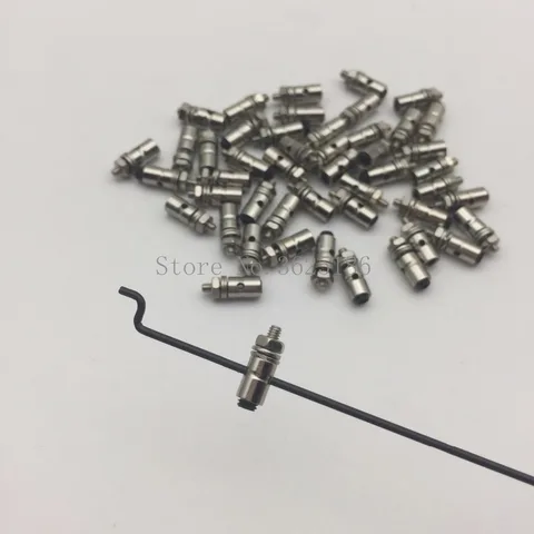 20pcs RC Airplane Boat Pushrod Connectors Linkage Stoppers Servo Connectors Adjustable Diameter D131821 RC Model Plane Part title=
