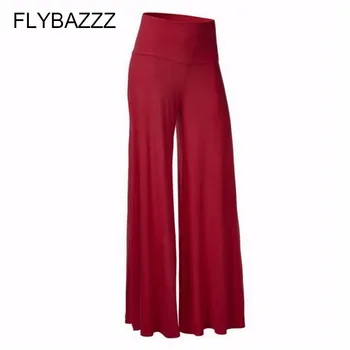 

Women Loose Wide Leg Pants High Waist Elastic Breathable Quick Dry Running Fitness Dancing Yoga Pants Plus Size Full Pants 5XL