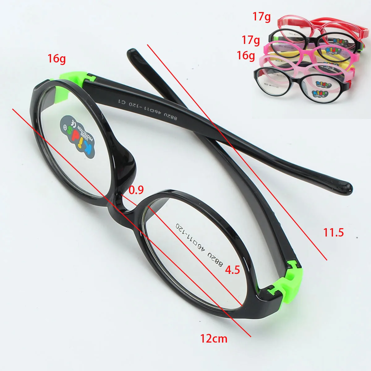 1 пара студенческих детских очков, оправа оптических очков Rx, оптические очки для девочек и мальчиков, очки для близорукости, оправа очков