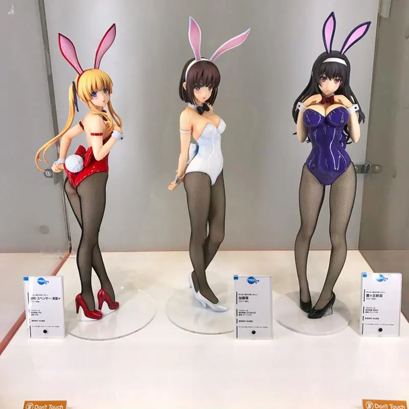 

40cm Anime Red Sexy Saekano Action Figure Eriri Spencer Sawamura Bunny Ver Rabbit Pvc Model Toy Gift Kasumigaoka Uta BANPRESTO