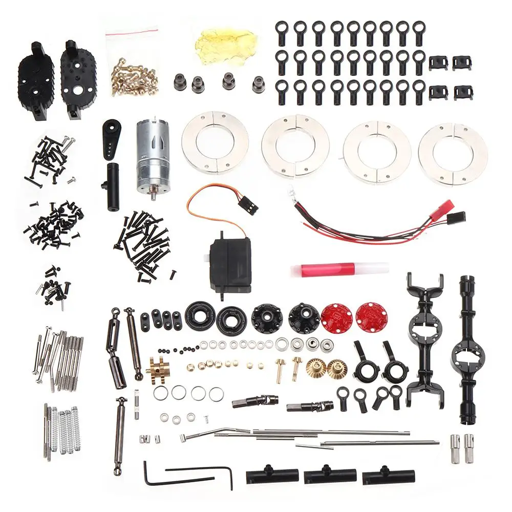 RCtown WPL C34KM 1/16 Metal Edition Kit 4WD 2,4G Buggy Crawler внедорожный Радиоуправляемый автомобиль 2CH модели транспортных средств с головной светильник