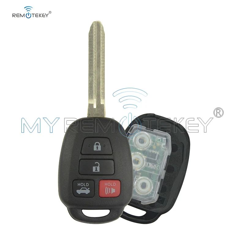 Remtekey 4 кнопки Замена дистанционного Fob передатчик для Toyota Rav4 Highlander Fcc Id: Gq4 52 t 314. МГц