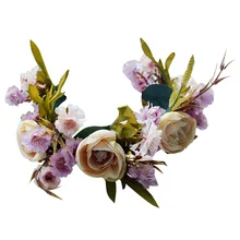 Свадебный головной убор волос венок на голову аксессуары для фестиваля