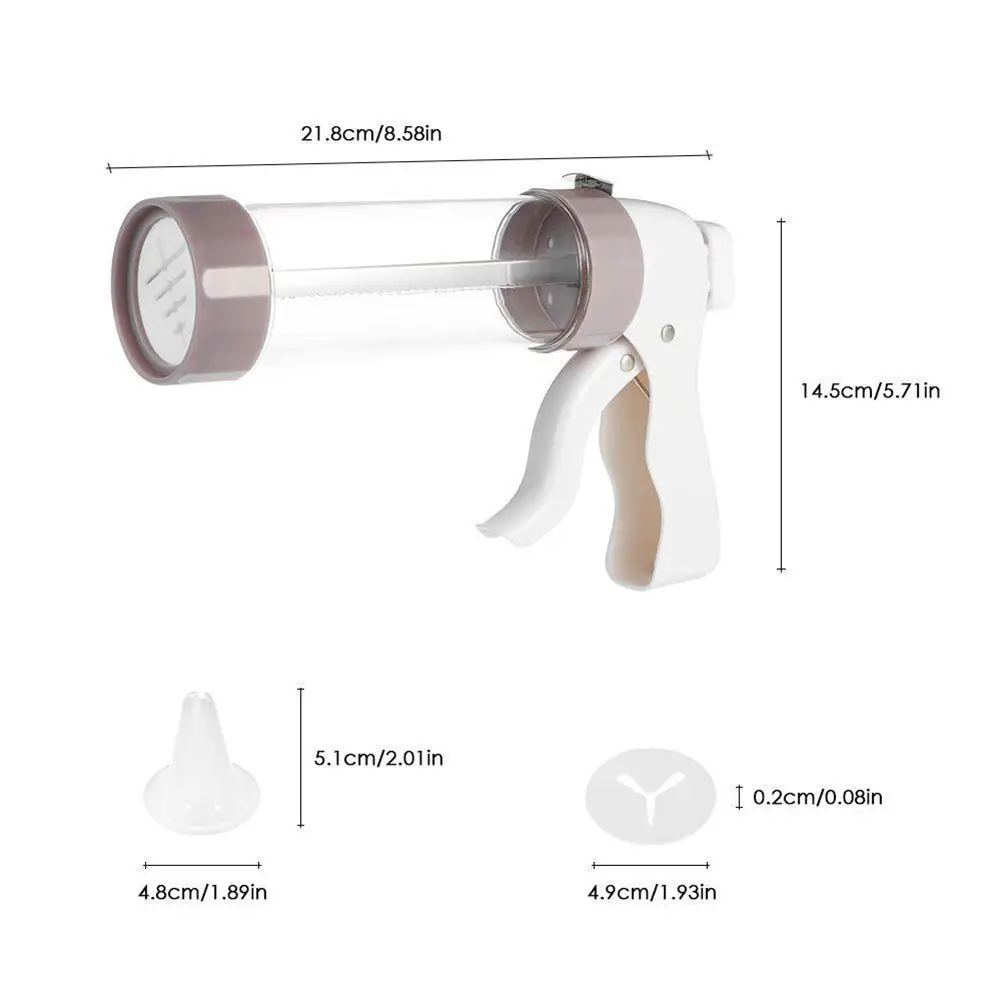 LanLan креативный набор для приготовления печенья, пистолет для печенья, форма для печенья, крема, узоры-монтажный инструмент, кухонные принадлежности для выпечки-25