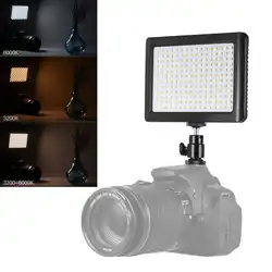 1350LM светодио дный лампа светового Индикатора светодиодный видео 192 панель затемнения для DSLR для Canon для камера и видеокамера Nikon