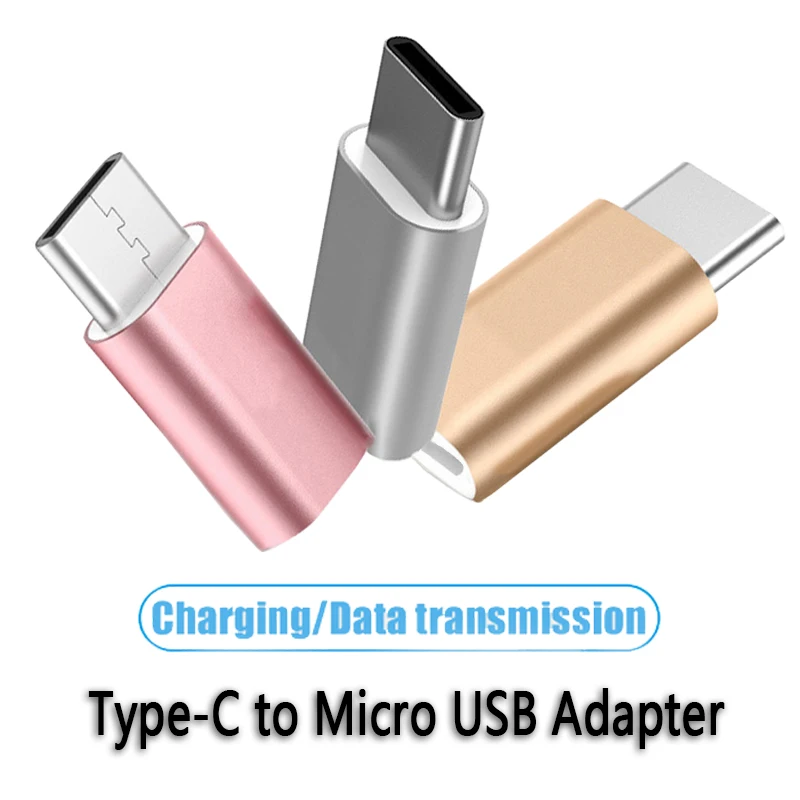 

Type C to Micro USB Adapter for Xiaomi Mi A1 Samsung S9 S8 Plus Huawei P20 Data Charging Cable USB Female Converter Type-C Male