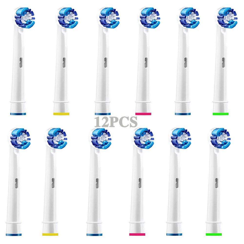 

12pcs Electric Toothbrush heads Precision Clean Replacement Brush Heads For Oral B triumph vitality triumph Tip brush heads
